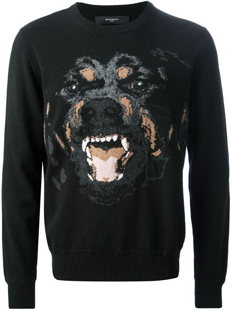 givenchy fighting rottweiler|givenchy rottweiler pullover.